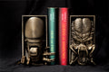3D Printed Alien and Predator Bookends