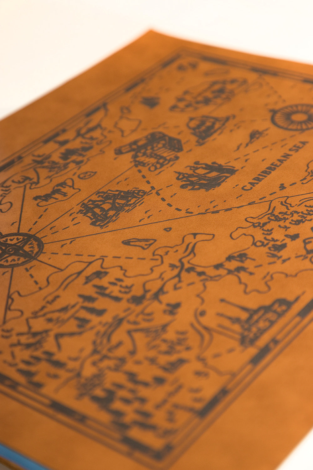 Pirates of the Caribbean leather map