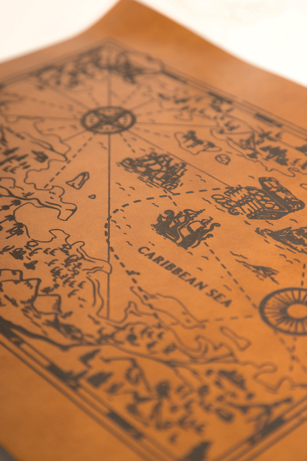 Pirates of the Caribbean leather map