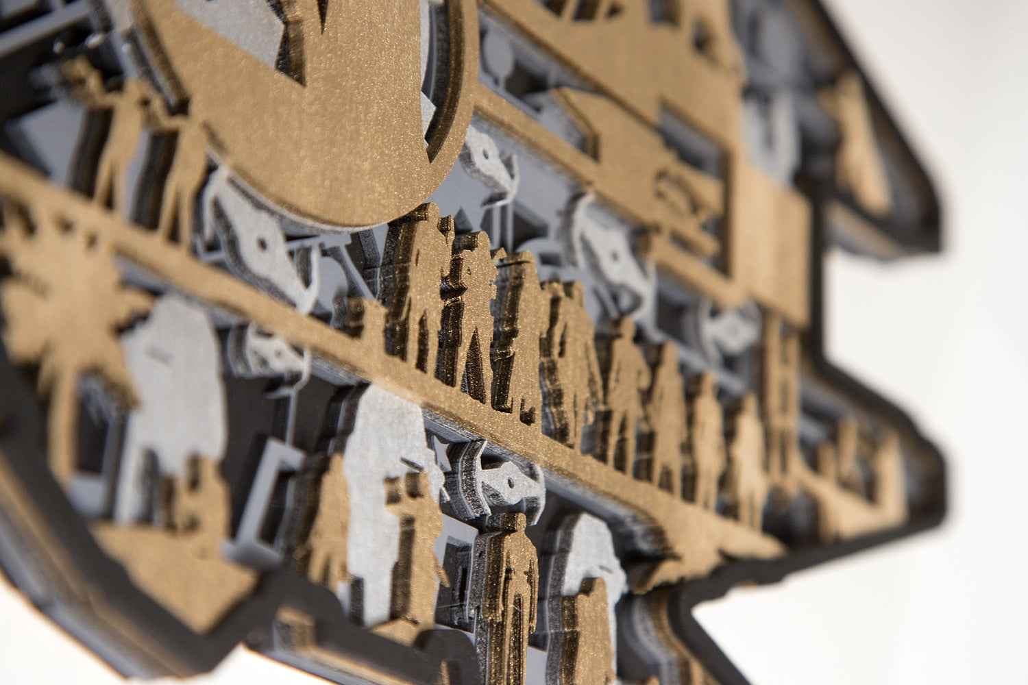 painted Laser Cut Star Wars Art Piece