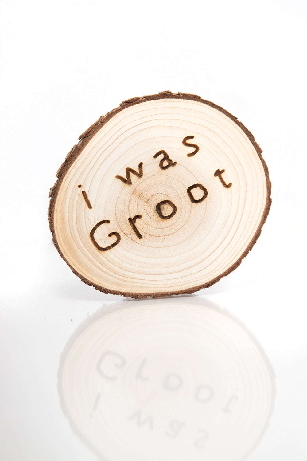 4 I was Groot wooden Coster