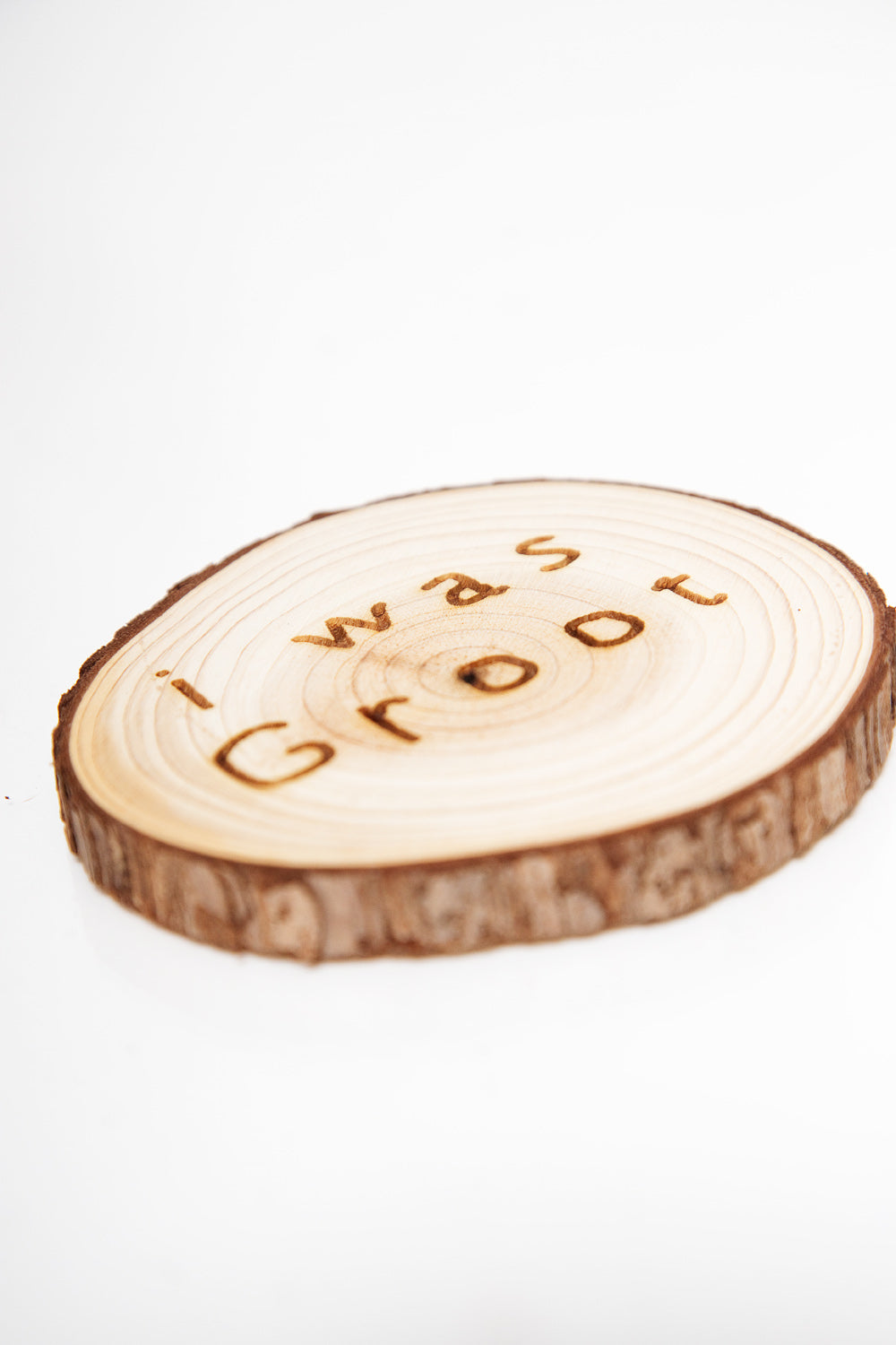 4 I was Groot wooden Coster